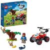 LEGO 60300 City Wildlife Rescate de la Fauna Salvaje: Quad, Vehículo Todoterreno de Juguete para Niños +5 Años