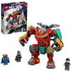 LEGO 76194 Marvel Tony Starks Sakaarianischer Iron Man, Action-Figur mit Transformer-Spielzeugauto Für Kinder Ab 8 Jahren