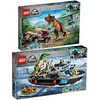 BRICKCOMPLETE Lego 76941 - Juego de 2 persecuciones de Carnotaurus y 76942 huida del Baryonyx