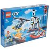 LEGO Policía de la Ciudad y Bomberos en el litoral Compuesto por 297 Piezas - Raro Set de coleccionista