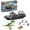 LEGO 76942 Jurassic World L’Évasion en Bateau du Baryonyx, Dinosaure Bateau Jouet Enfants dès 8 Ans Garçon et Fille
