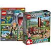 Lego 76939 Jurassic World Flucht des Stygimoloch 76939 - Set de Lego (incluye cuaderno Jurassic World (misterios, póster, cartel), incluye bolsa de plástico de Lego