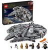 LEGO 75257 Star Wars Faucon Millenium, Set de Construction avec Finn, Chewbacca, Lando, C-3PO, R2-D2, Collection de L