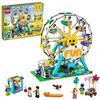 LEGO 31119 Creator 3in1 Ferris Wheel to Swing Boat or Bumper Cars Fairground Building Set, Toy for Kids 9+ Year Old