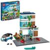 LEGO 60291 City Modernes Familienhaus, Puppenhaus Bauset mit Straßenplatten