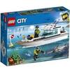 Lego Gioco da costruzione Lego city Yacht per immersioni 4 figurini 148pz Multicolore [60221]