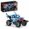 LEGO 42134 Technic Monster Jam Megalodon 2 in 1 Pull Back Shark Truck to Lusca Low Racer Car Toy, 2022 Series, Set for Boys and Girls 7 Plus Years Old