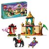 LEGO Disney Princess L’Avventura di Jasmine e Mulan, Playset con 2 Mini Bamboline, Cavallo e Tigre, 43208