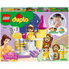 LEGO DUPLO Disney Princess La sala da Ballo di Belle, con Chip de la Bella e la Bestia, Giocattolo per Bambini 2+ Anni, 10960