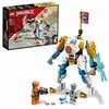 LEGO NINJAGO Mech Potenziato di Zane - EVOLUTION, Set per Bambini dai 6 Anni in su, con Guerriero Serpente e Banner da Collezione 71761