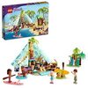 LEGO 41700 Friends Glamping En La Playa, Set de Camping y Aventura para Niños y Niñas +6 Años, con 3 Mini Muñecas y Accesorios
