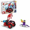 LEGO 10781 Marvel Spidey et Ses Amis Extraordinaires Miles Morales : Le Techno-Trike de Spider-Man, Jouet Enfants 4 Ans