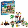 LEGO 60328 City Le Poste De Secours sur La Plage, Jouet de Construction, Quad et Plaque de Route, Idée Cadeau, pour Garçons et Filles Dès 5 Ans