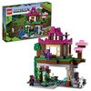 LEGO 21183 Minecraft Das Trainingsgelände, Haus und Höhle, Kinderspielzeug ab 8 Jahren mit Skelett, Ninja, Schurke und Fledermaus, Geschenk