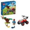 LEGO Costruzioni LEGO ATV di soccorso animale 74 pz City Wildlife 60300