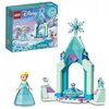 LEGO Disney Il Cortile del Castello di Elsa, Giocattolo con Principessa Frozen 2, Collezione Abito Diamante, 43199