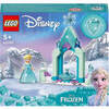 LEGO Disney Il Cortile del Castello di Elsa, Giocattolo con Principessa Frozen 2, Collezione Abito Diamante, 43199