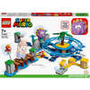 LEGO Super Mario Spiaggia del Ricciospino Gigante - Pack di Espansione, Giocattolo con Yoshi e Delfino, Regalo 7+ Anni, 71400