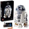 LEGO 75308 Star Wars R2-D2 Droid Building Set For 18-99 years for Adults, Collectible Display Model with Luke Skywalker’s Lightsaber