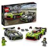 LEGO 76910 Speed Champions Aston Martin Valkyrie AMR Pro and Vantage GT3 2 Race Car Toys, Collectible Cars Models Set, 2022 Collection