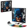 LEGO 31205 Art Jim Lee Batman Collection Canvas Wall Decor with The Joker or Harley Quinn, Crafts Xmas Gift Idea for Him, Her, Men, Women, DIY Poster, Big Set for Adults,