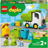 LEGO DUPLO Town Garbage Truck and Recycling Toy for Toddlers (10945)