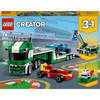 LEGO® Creator 3-in-1: Trasportatore di auto da corsa (31113)