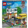 LEGO City Giorno di Scuola Set Serie Adventures con Autobus Giocattolo
