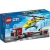 Lego City Great Vehicles 60343 Trasportatore di elicotteri di salvataggio