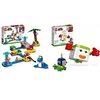LEGO 71398 Super Mario Dorrie’s Beachfront Expansion Set, Toy for Kids 6 + Years Old & 71396 Super Mario Bowser Jr.