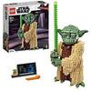 LEGO 75255 Star Wars Yoda Bauset, Sammlermodell mit Displayständer, Angriff der Klonkrieger, Bauset für Kinder und Erwachsene