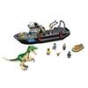LEGO Jurassic world - fuga sulla barca del dinosauro baryonyx - set costruzioni 76942
