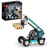 LEGO 42133 Technic Manipulador Telescópico, Vehículos de Construcción, Juguete para Niños y Niñas de 7 Años o Más, Camión Grúa y Carretilla Elevadora