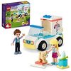 LEGO 41694 Friends Pet Clinic Ambulance Vet Toy for Kids 4 Plus Years Old, Animal Rescue PlaySet for Pre-School Children
