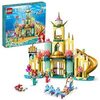 LEGO 43207 Disney Le Palais sous-Marin D’Ariel, Ensemble à Construire, Château Princesse Jouet, avec Mini Poupée La Petite Sirène et Jouets Dauphin