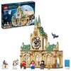 LEGO 76398 Harry Potter ala de Enfermería de Hogwarts, Castillo de Juguete con Torre Prisionero de Azkaban, Regalo para Niños y Niñas 8 Años o Más