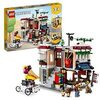 Lego 31131 Creator 3-en-1 Le Magasin de Nouille du Centre-Ville, Jouet Transformable en Magasin de Cycles, en Kiosque à Journaux ou en Salle d’Arcade