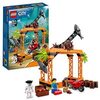 Lego 60342 City Stuntz Le Défi de Cascade : l’Attaque des Requins, Jouet Aventure de Moto Stunt pour Garçons et Filles de 5 Ans et Plus, Idée Cadeau