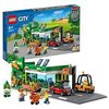 LEGO 60347 City Negozio di Alimentari, Set Costruzioni con Macchina, Carrello Elevatore, Frutta e Verdura Giocattolo, Giochi per Bambini dai 6 Anni