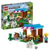 LEGO 21184 Minecraft La Panetteria, Villaggio di Neve, Casa Giocattolo con Creeper, Spada e Accessori Originali, Giochi per Bambini dai 8 Anni in su
