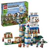 LEGO 21188 Minecraft El Pueblo-Llama, Casa de Juguete Grande, Set con Animales y Aldeano, Regalo de Cumpleaños para Niños de 9 Años en Adelante
