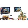 LEGO 76399 Harry Potter Hogwarts Magical Luggage Trunk Set & 76398 Harry Potter Hogwarts Hospital Wing Castle Toy for Girls and Boys with Clock Tower, Buildable Set