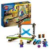 LEGO 60340 City Stuntz Le Défi de Cascade : Les Lames, Jouet de Moto Cross avec Cascadeur pour Garçons et Filles de 5 Ans et Plus