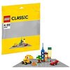 LEGO 10701 Classic La Plaque de Base Grise, 48x48, Jeu de Construction, Éducatif, et Créatif, Construire et Exposer, Collection, Créer Paysage Gris