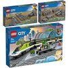 Lego City 3er Set: 60337 Personen-Schnellzug, 60238 Weichen & 60205 Schienen