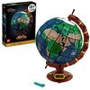 LEGO Ideas The Globe 21332 Building Set; Build-and-Display Model for Adults; Vintage-Style Spinning Earth Globe; Home Decor Gift for People with a Passion for Travel, Geography and Arts (2,585 Pieces)