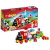 LEGO 10597 DUPLO Disney Mickey Mouse Mickey and Minnie Birthday Parade, Large Bricks Building Set with Buildable Cake, Train and Number Blocks, Preschool Education Toys for Kids Age 2-5