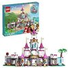 LEGO 43205 Disney Princess Ultimatives Abenteuerschloss, Prinzessinnenschloss Spielzeug, baubares Schloss mit Mini-Puppen Ariel, Vaiana, Tiana; Geschenk zu Weihnachten