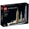 LEGO 21028 Architecture New York, Kit de Construction, Maquette Miniature, Décoration, Empire State Building, Statue de la Liberté, pour Adultes