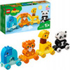 Lego Duplo - Il Treno degli Animali con Elefante, Tigre, Panda e Giraffa - 10955